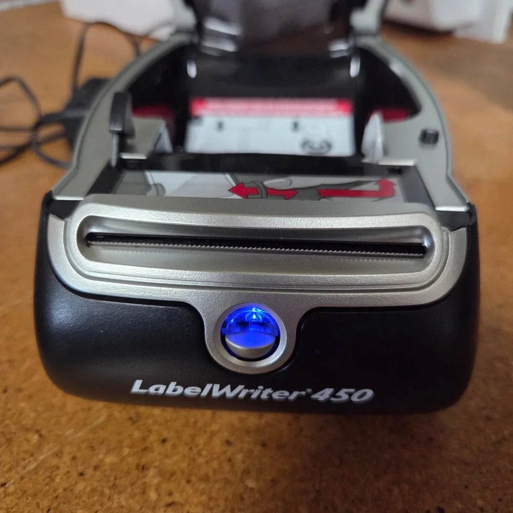 DYMO LabelWriter 450 Thermal Printer Black/Silver Excellent 1750110 USB